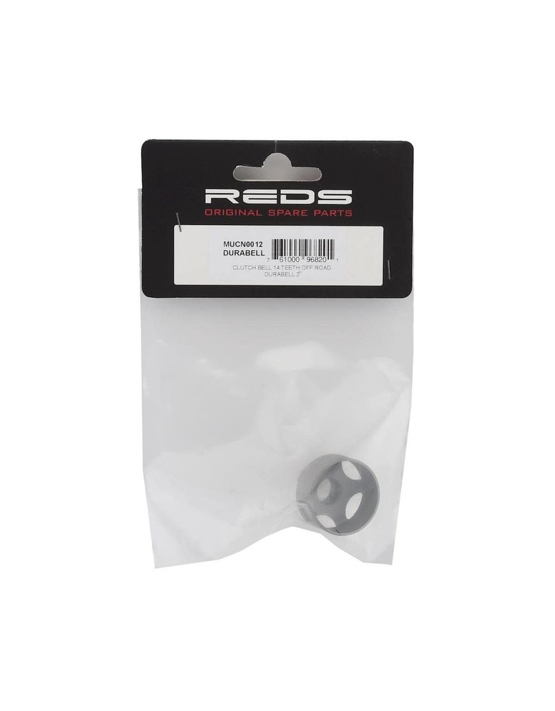 REDS RACING REDMUCN0012 DURABELL 1/8TH OFF-ROAD VENTED CLUTCH BELL 14T