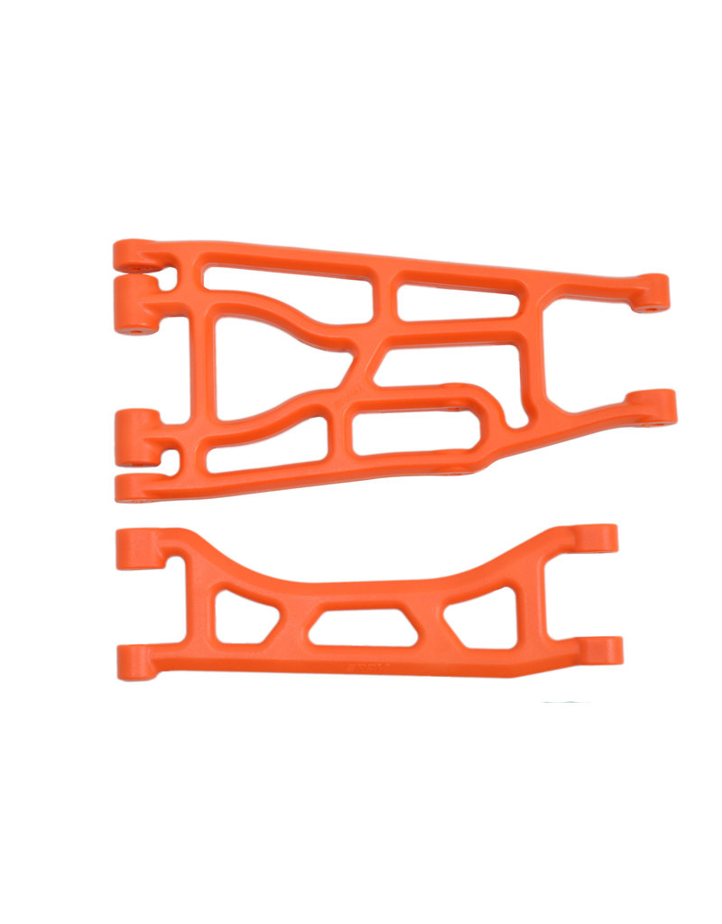 RPM RC PRODUCTS RPM82358 UPPER & LOWER A-ARMS FOR TRAXXAS X-MAXX: ORANGE (2)