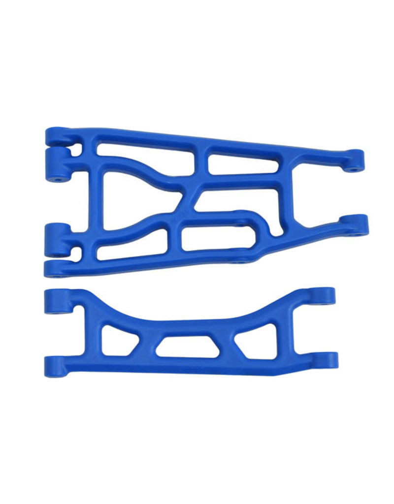 RPM RC PRODUCTS RPM82355 UPPER & LOWER A-ARM PAIR, BLUE: TRAXXAS X-MAXX