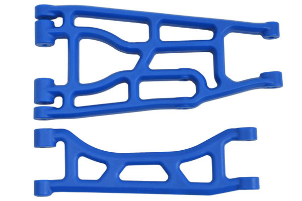 RPM82355 UPPER & LOWER A-ARMS FOR TRAXXAS X-MAXX: BLUE (2)