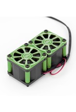 POWER HOBBIES PHBPHF116GREEN TWISTER TWIN DUAL 40MM FANS