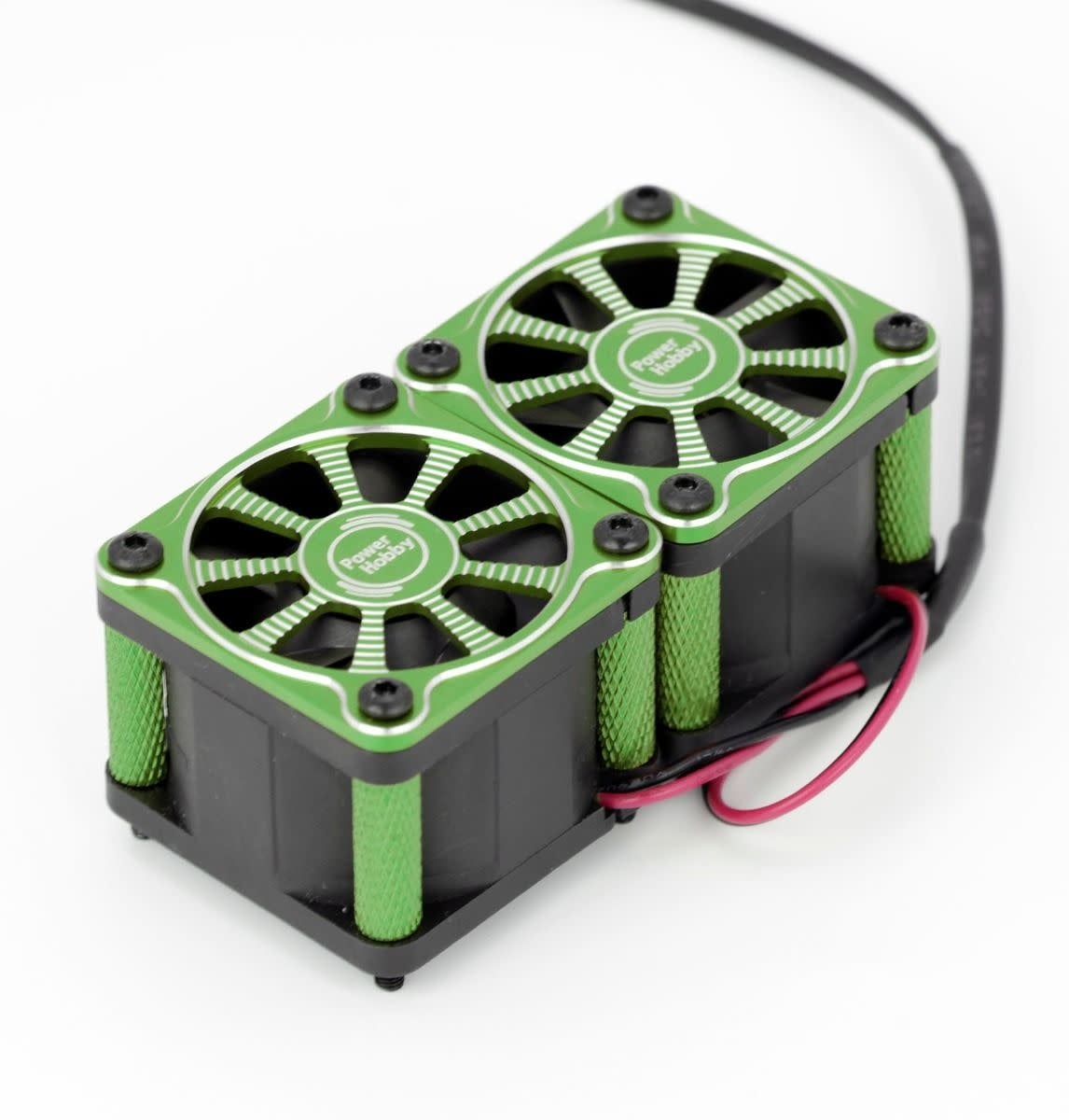 PHBPHF116GREEN TWISTER TWIN DUAL 40MM FANS