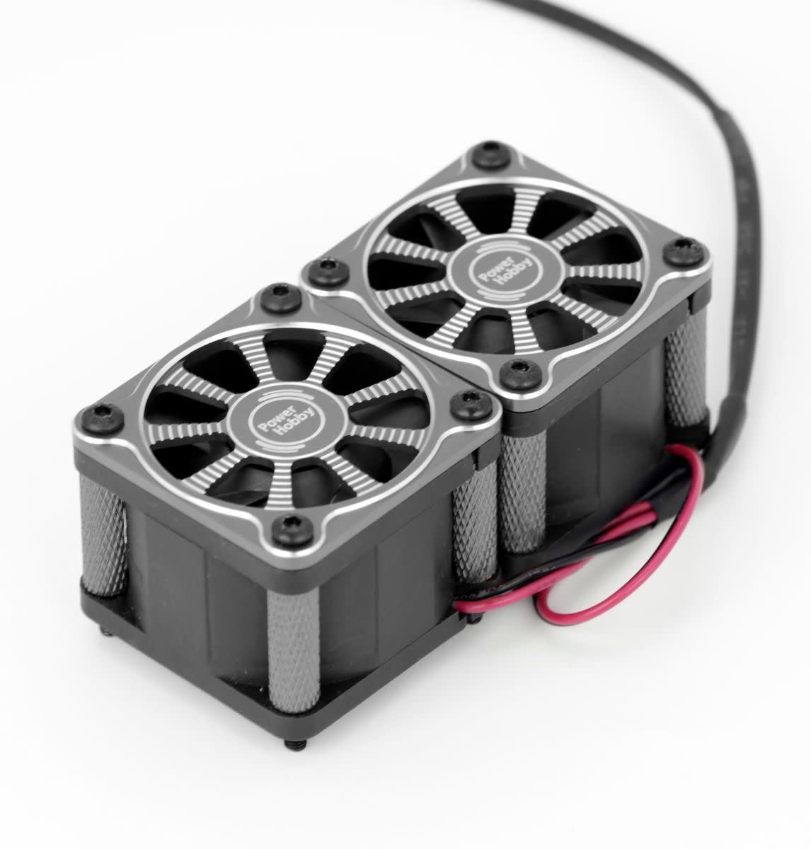 PHBPHF116BLACK TWISTER TWIN DUAL 40MM FAN
