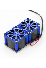 POWER HOBBY PHBPHF116BLUE TWISTER TWIN DUAL 40MM FANS