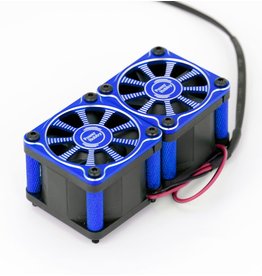 POWER HOBBY PHBPHF116BLUE TWISTER TWIN DUAL 40MM FANS