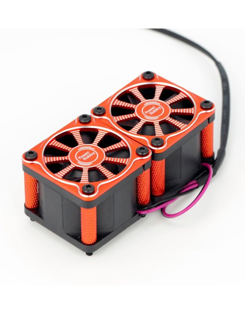 POWER HOBBY PHBPHF116RED TWISTER DUAL 40MM FANS