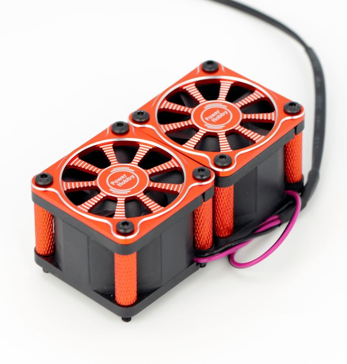 PHBPHF116RED TWISTER DUAL 40MM FANS