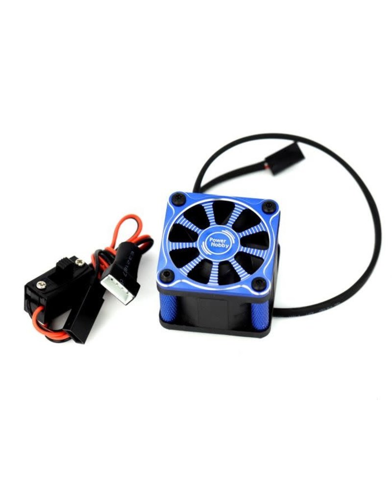 POWER HOBBY PHBPHF118BLUE TWISTER FAN FOR 1/10&1/8 MOTOR