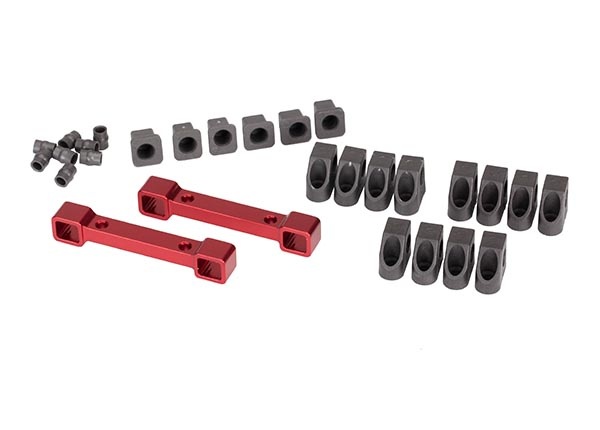 8334R - Aluminum Suspension Arm Mounts - Red