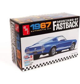 AMT AMT1241 1/25 1967 FORD MUSTANG GT FASTBACK PLASTIC MODEL KIT