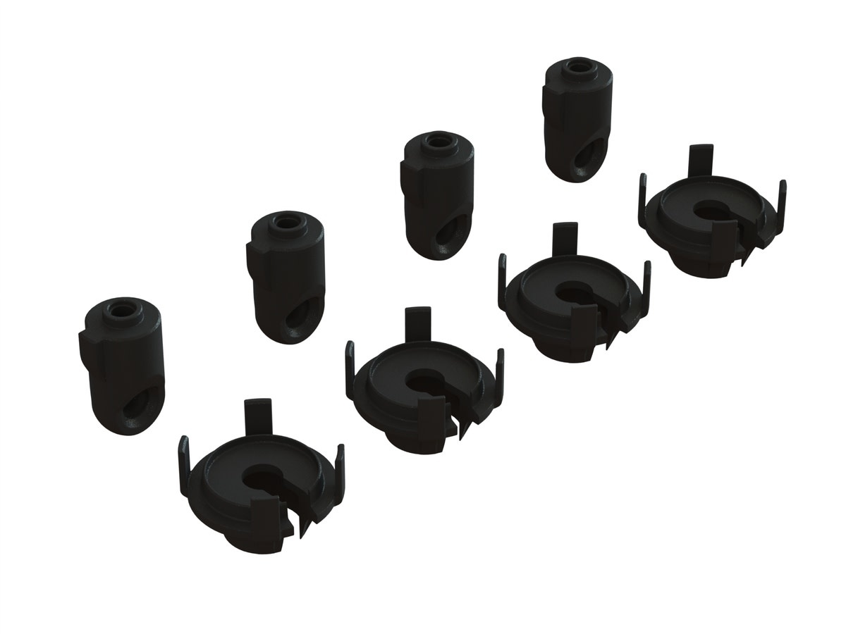 ARA330740 SHOCK ROD END & SPRING PERCH SET (4 SHOCKS)