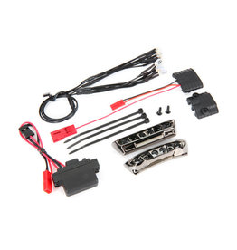 TRAXXAS TRA7185A LED LIGHT KIT 1/16 E-REVO (INCLUDES POWER SUPPLY FRONT & REAR BUMPERS LIGHT HARNESS (4 CLEAR 4RED WIRE TIES)