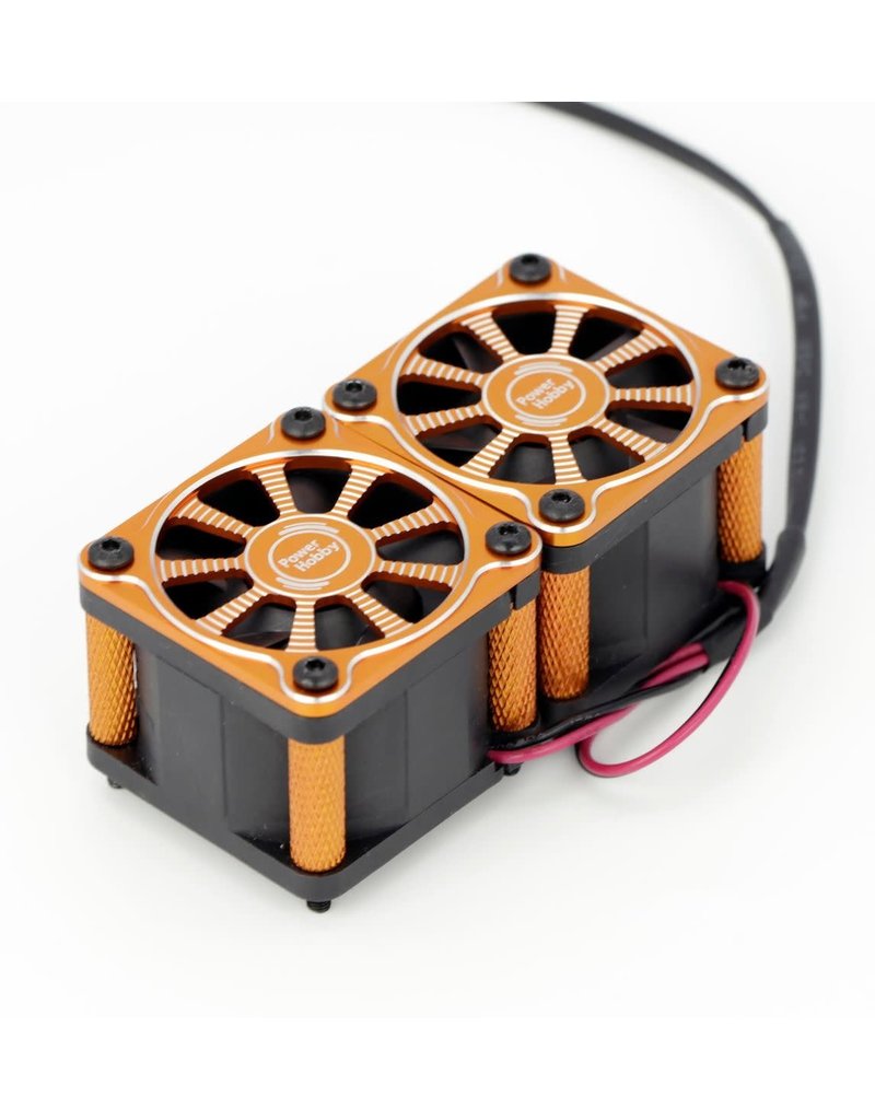 POWER HOBBY PHBPHF116ORANGE TWISTER TWIN FAN DUAL 40MM