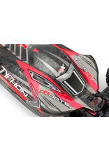 ARRMA ARA406120 BODY PAINTED W/DECALS TYPHON 6S BLACK/RED
