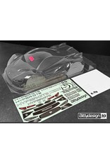 BITTYDESIGN BDYGT8-HYP HYPER-GT8 1/8 CLEAR BODY 325*330MM WB
