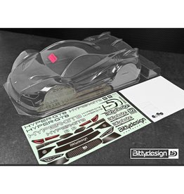 BITTYDESIGN BDYGT8-HYP HYPER-GT8 1/8 CLEAR BODY 325*330MM WB