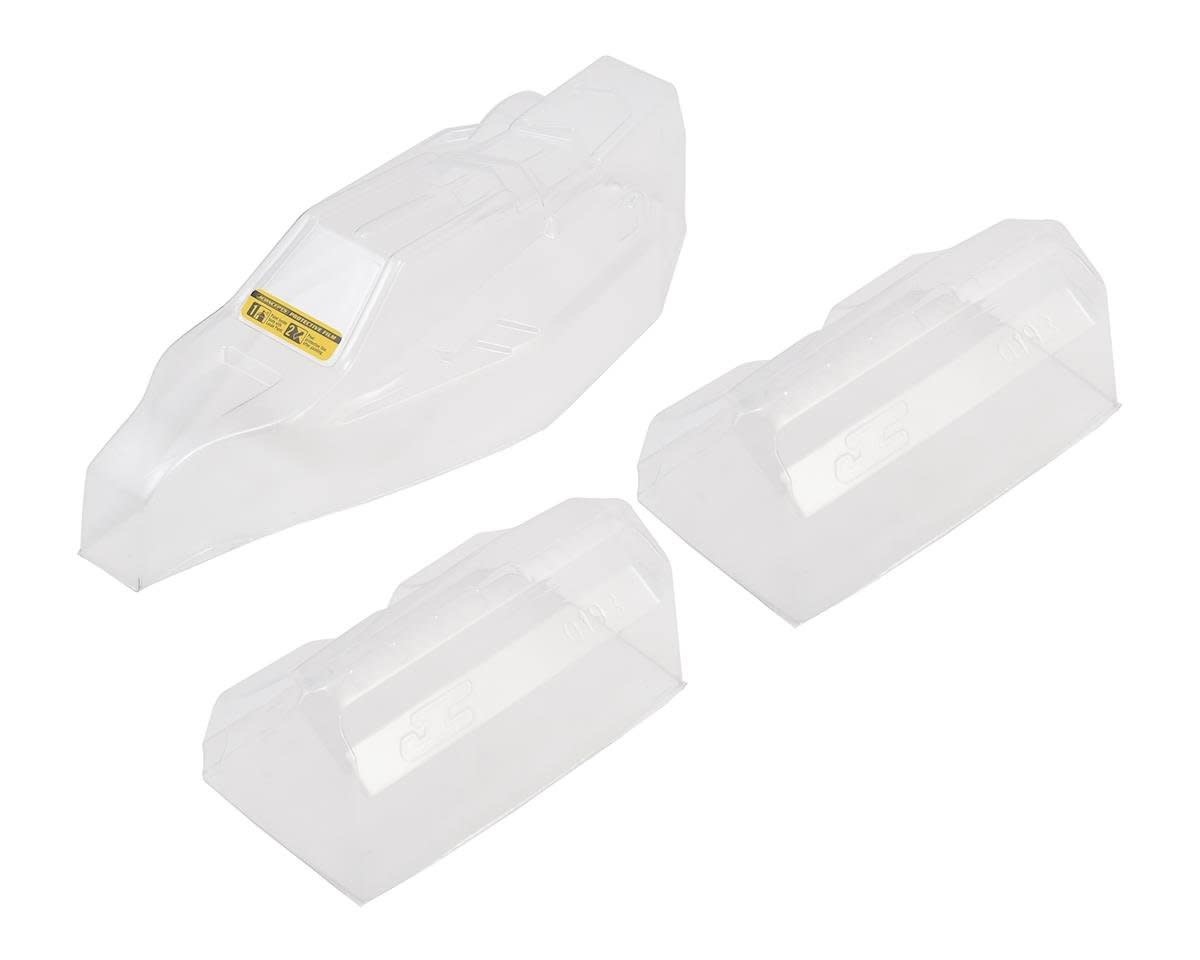 JCO0319 JCONCEPTS TLR 22 4.0 "F2" BUGGY BODY W/ AERO WING (CLEAR)