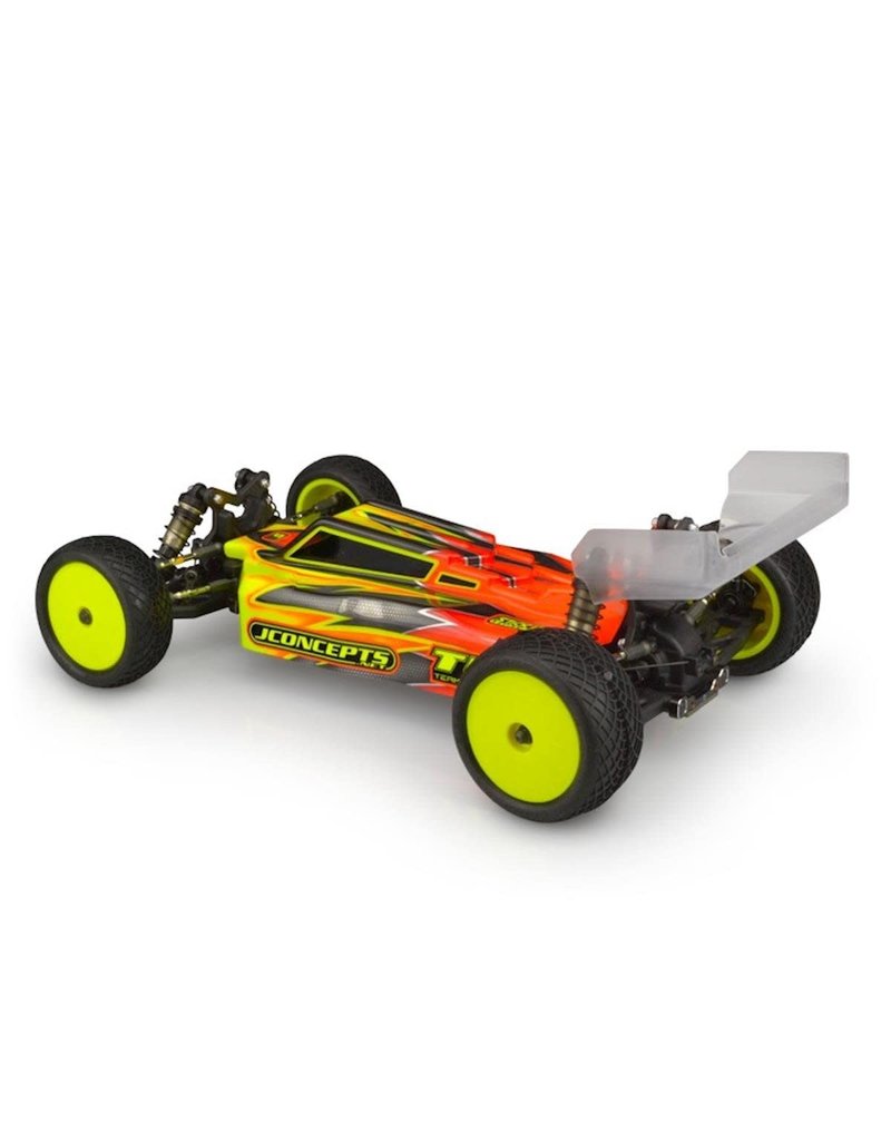 JCONCEPTS JCO0414 JCONCEPTS 22X-4 "F2" 1/10 BUGGY BODY W/S-TYPE WING (CLEAR)
