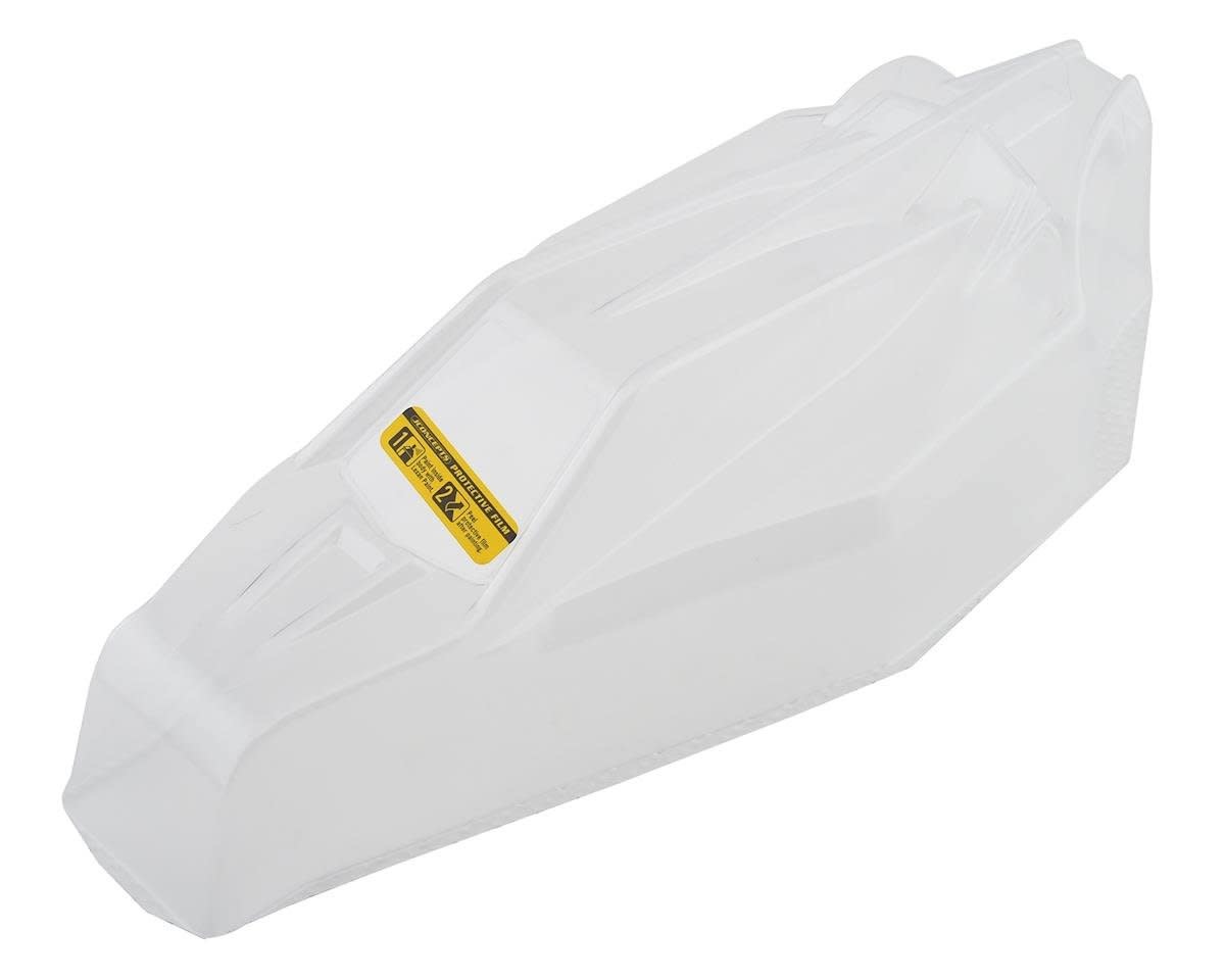 JCO0284 JCONCEPTS TLR 22 5.0 ELITE "P2" BUGGY BODY W/S-TYPE WING: CLEAR