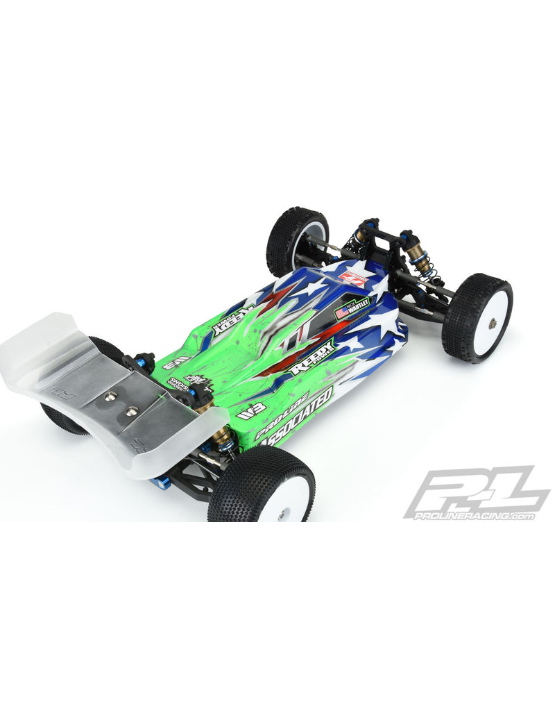 PROLINE RACING PRO354325 AXIS LIGHT WEIGHT BODY FOR AE B74: CLEAR