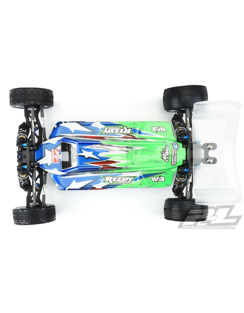 PROLINE RACING PRO354325 AXIS LIGHT WEIGHT BODY FOR AE B74: CLEAR
