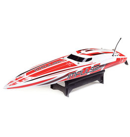 PROBOAT PRB08037T2 IMPULSE 32” RTR BL V HULL SMART: WHITE+RED