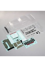 LOSI LOS230081 1969 CHEVY CAMARO BODY SET FOR V100: CLEAR