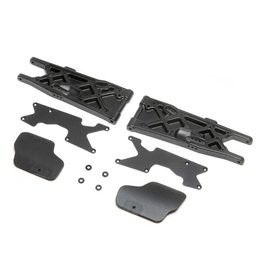 TLR TLR244070 REAR ARMS, MUD GUARDS, INSERTS (2): 8XT