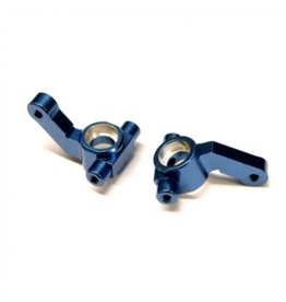 STRC SPTSTC91417KB DR10 ALUMINUM STEERING KNUCKLES (BLUE) (2)