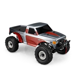 JCONCEPTS JCO0439 TUCKED 1989 FORD F-250 SCALE ROCK CRAWLER BODY (CLEAR) (12.3")