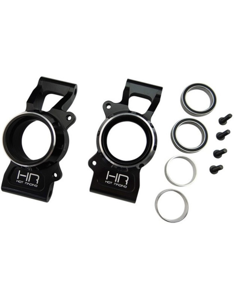 HOT RACING HRAXMX2201 ALUMINUM REAR HUB CARRIER SET FOR TRAXXAS X-MAXX
