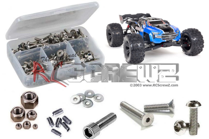 RCZARA038 ARRMA KRATON 6S BLX V5 STAINLESS STEEL SCREW KIT