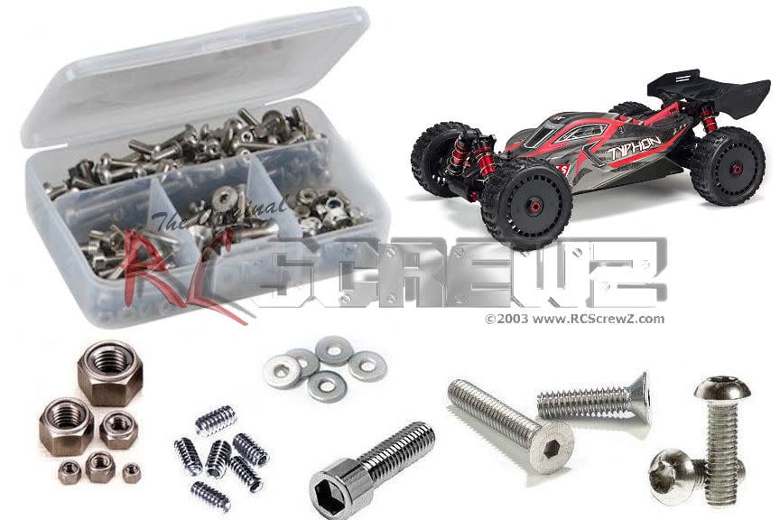 RCZARA037 ARRMA TYPHON 6S BLX V5 STAINLESS STEEL SCREW KIT
