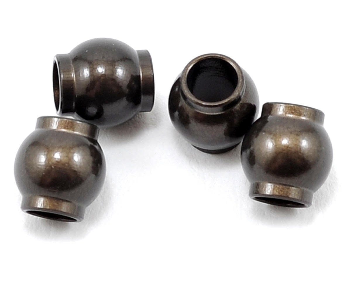 TKR5058A ALUMINUM 5.8MM SERVO LINK PIVOT BALL SET (4)