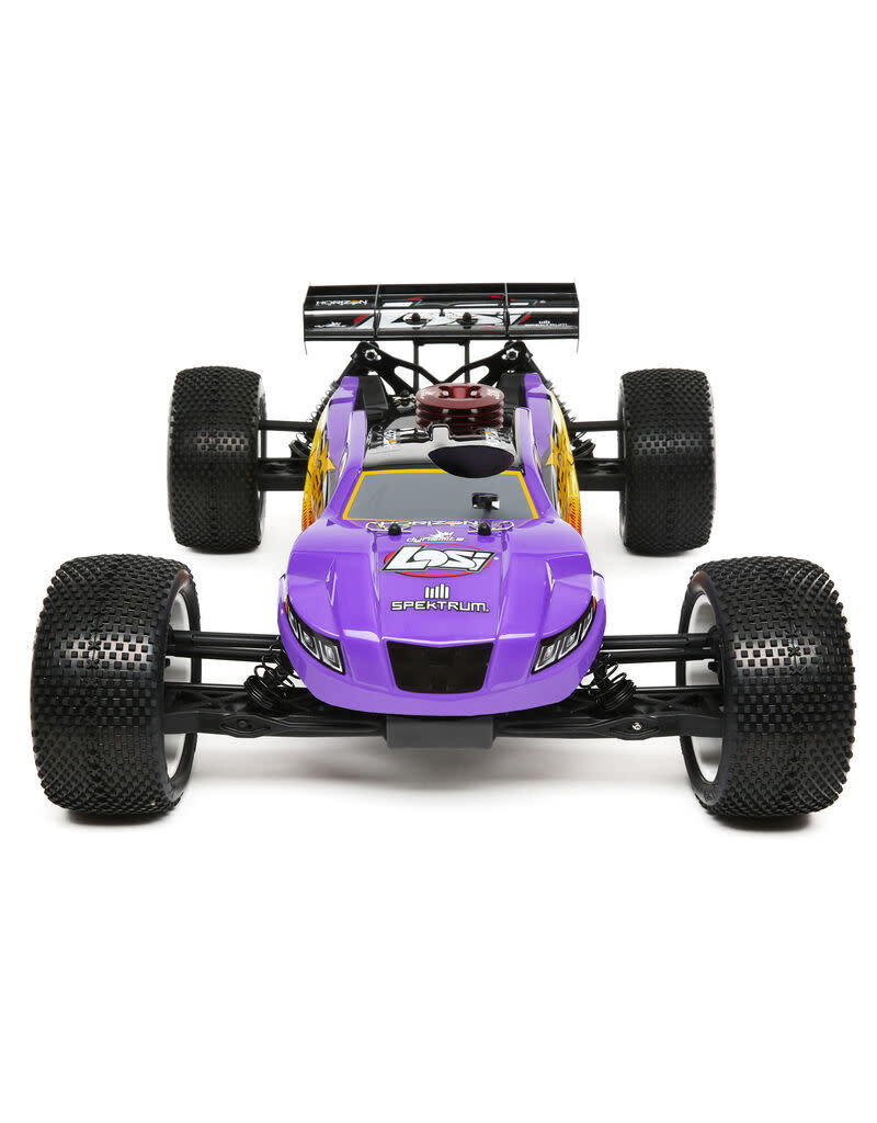 LOSI .LOS04011V2 1/8 8IGHT-T 4WD TRUGGY NITRO RTR, PURPLE/YELLOW