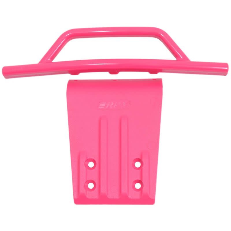 80957 - Front Bumper & Bumper Skid Plate for Traxxas Slash 2WD - Pink
