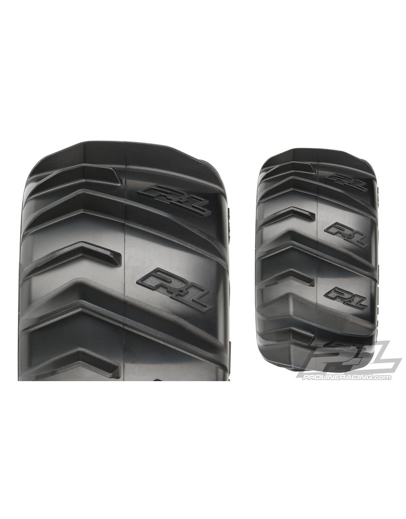 PROLINE RACING PRO1019310 DUMONT PADDLE TIRES 2.8" MOUNTED (12MM)
