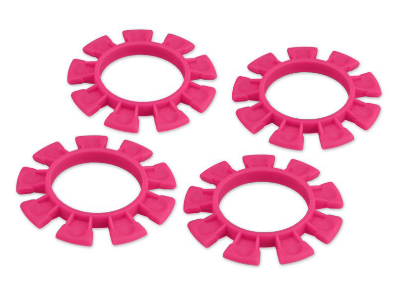 JCO2212-4 "SATELLITE" TIRE GLUE BANDS (PINK)