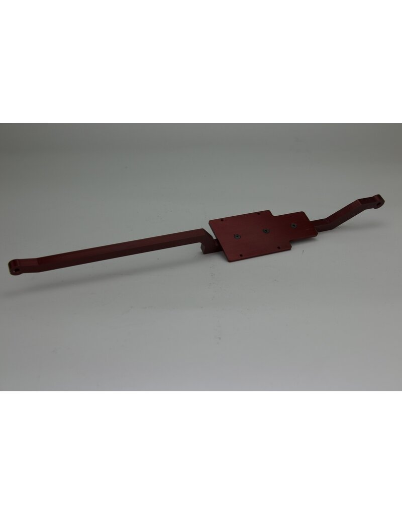 STUPID RC STP1136R ARRMA LIMITLESS SPLITTER/SIDE SKIRTS/ADJUSTABLE WING (FULL KIT) RED