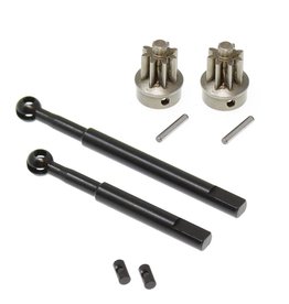 REDCAT RACING RER11821 HEAVY DUTY FRONT PORTAL CVA INPUT GEARS WITH PINS AND CVA SHAFTS WITH COUPLERS