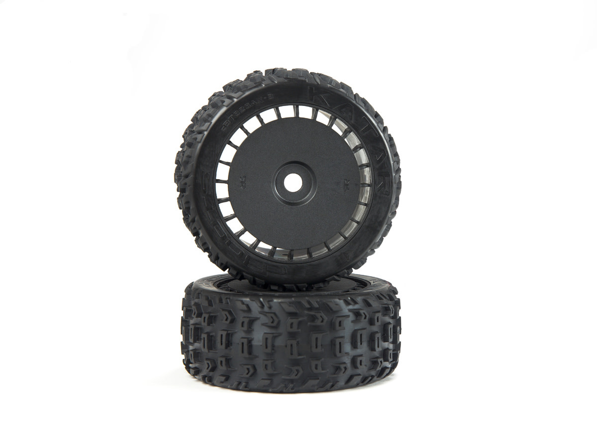 ARA550097 - dBoots Katar T Belted 6S Tire Set Glued - Black (2)