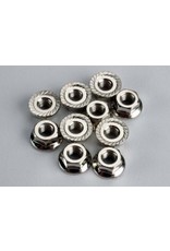 TRAXXAS TRA6135 NUTS, 4MM FLANGED (10) STELL