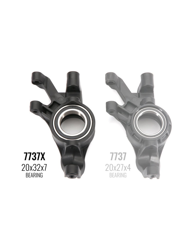 TRAXXAS TRA7737X STEERING BLOCKS LEFT AND RIGHT XMAXX (REQUIRES 20X32X7 BEARING)