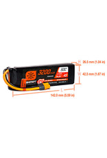 SPEKTRUM SPMX324S50 4S LIPO 14.8V 3200MAH 50C SMART G2 BATTERY: IC3