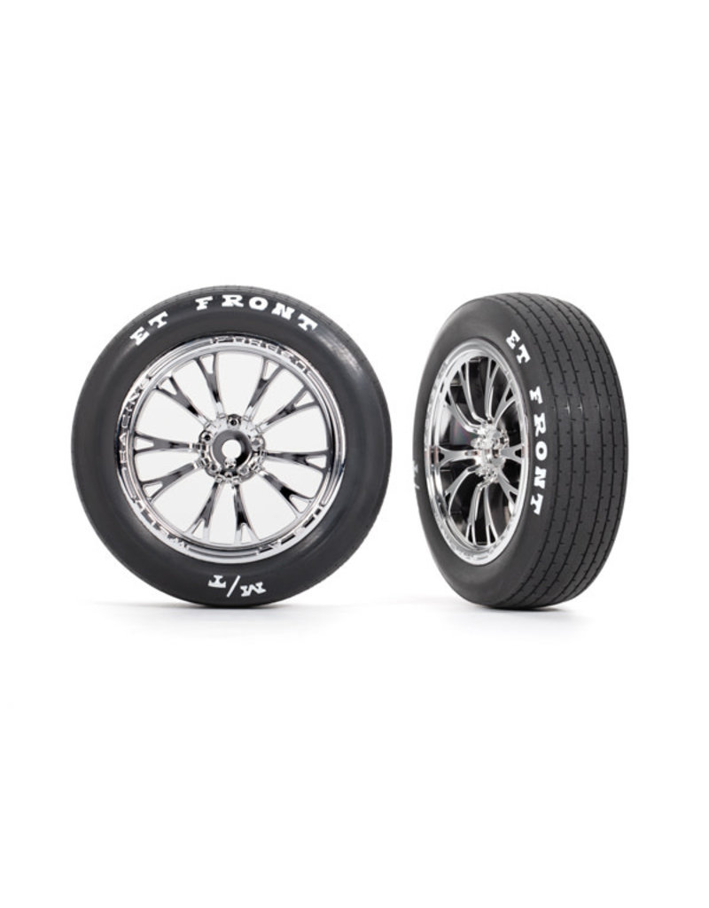 TRAXXAS TRA9474R WELD TIRES AND WHEELS CHROME