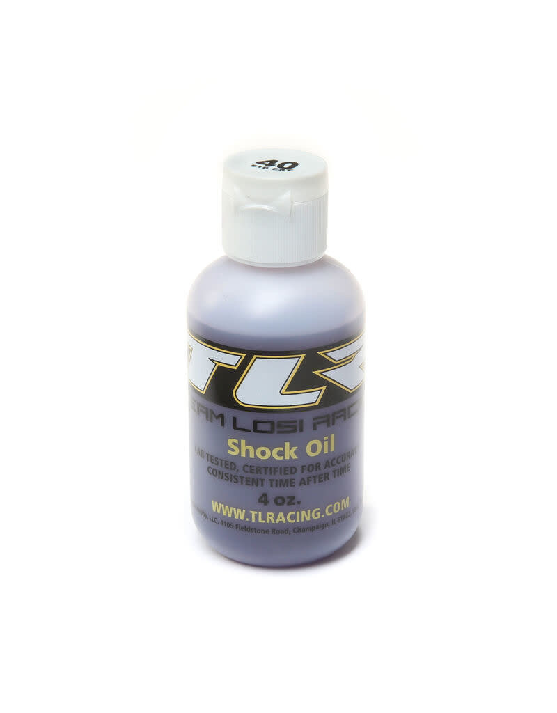 TLR TLR74025 SILICONE SHOCK OIL, 40WT, 516CST, 4OZ