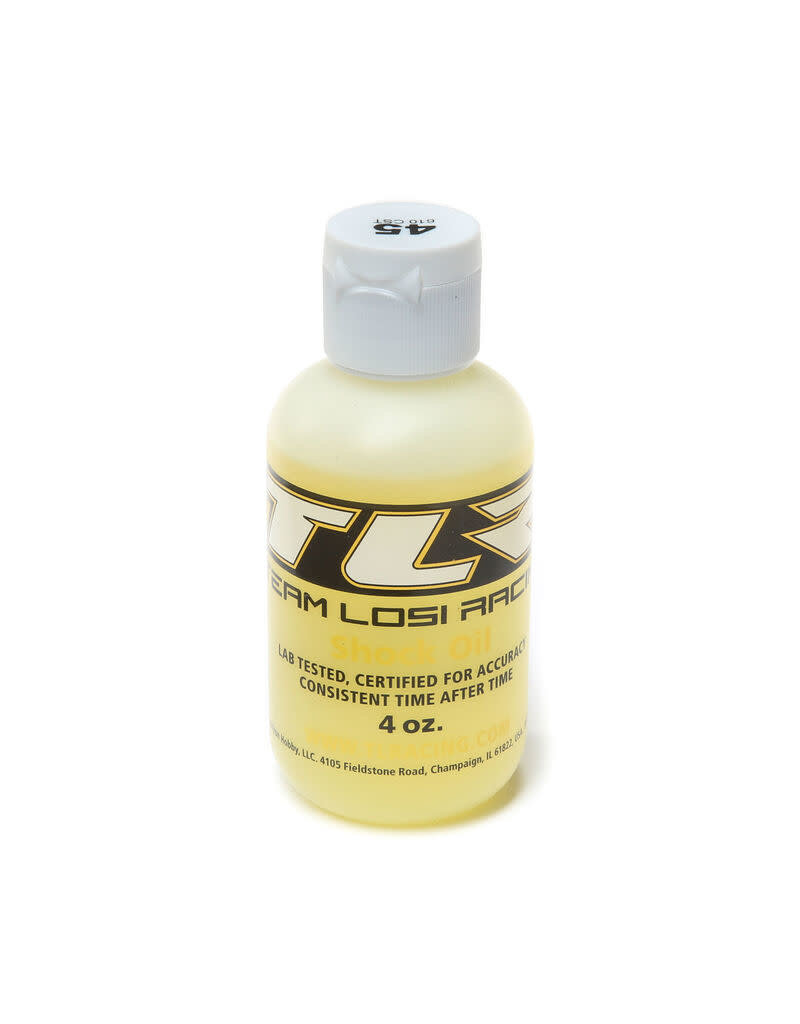 TLR TLR74026 SILICONE SHOCK OIL, 45WT, 610CST, 4OZ