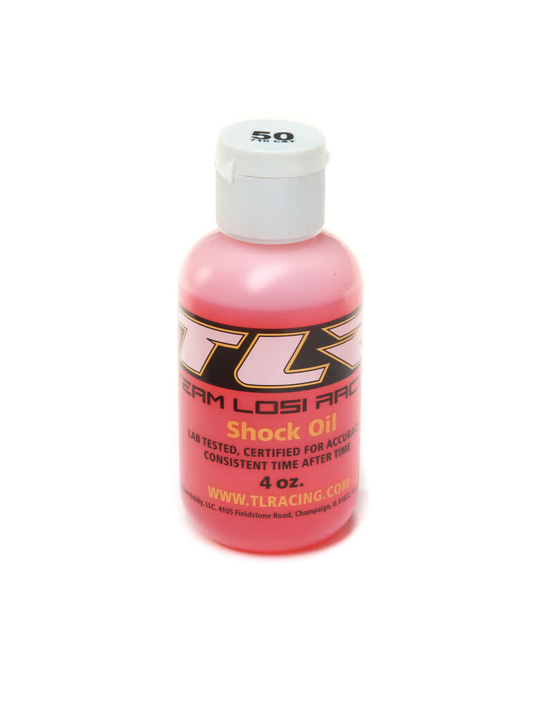 TLR TLR74027 SILICONE SHOCK OIL, 50WT, 710CST, 4OZ