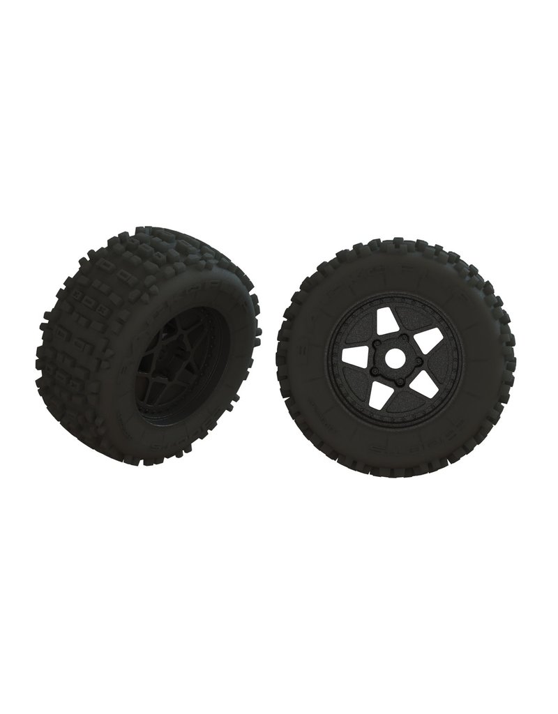 ARRMA ARA550064 DBOOTS BACKFLIP TIRE SET GLUED (2)