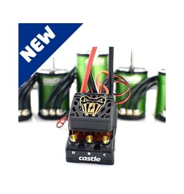 CASTLE CREATIONS CSE010016612 CASTLE CREATIONS COPPERHEAD 10 WATERPROOF 1/10 SENSORED COMBO W/1415 (2400KV)